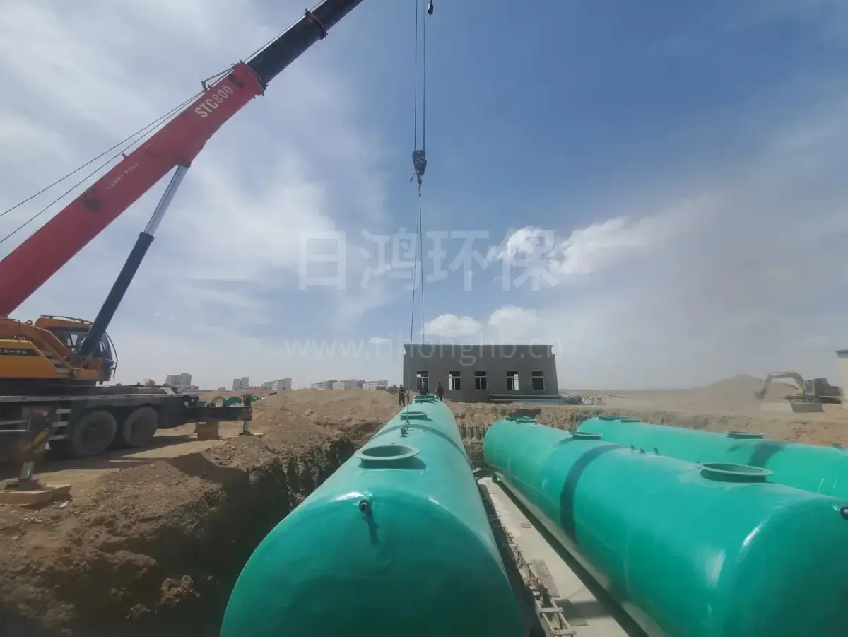 玻璃钢地埋式污水处理设备 - 图片 2